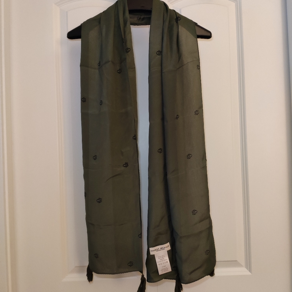NWOT Margit Brandt Copenhagen silk blend scarf